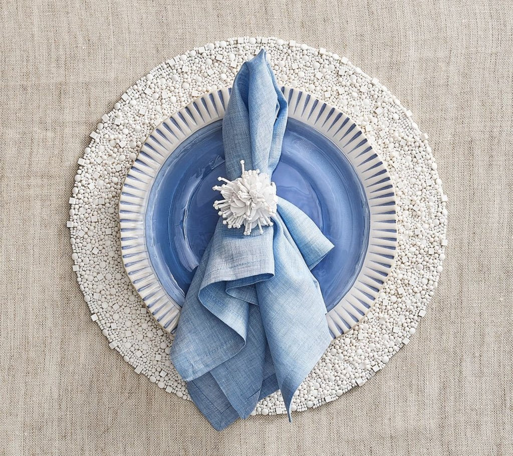 Kim Seybert, Inc.Bianco Placemat in White, Set of 4Placemats