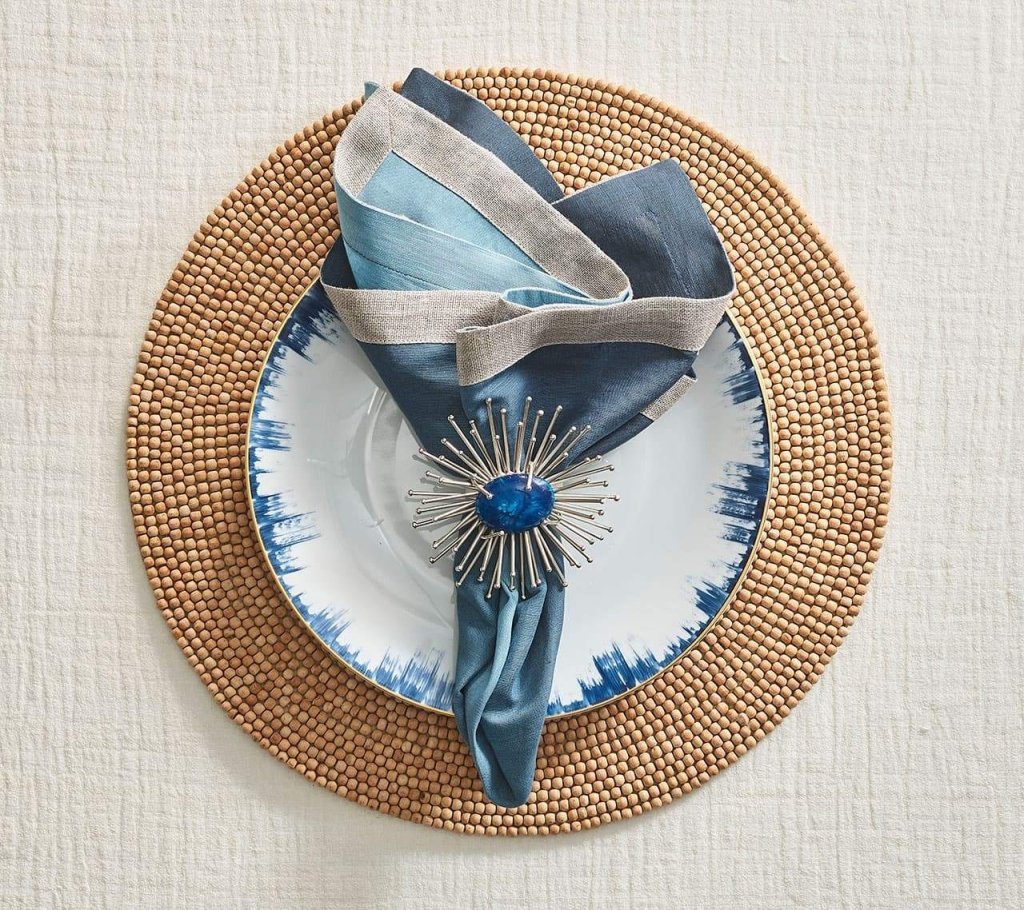 Wood Round Placemat in Natural | Kim Seybert