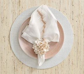 Kim Seybert, Inc.Dahlia Napkin Ring in Ivory, Set of 4Napkin Rings