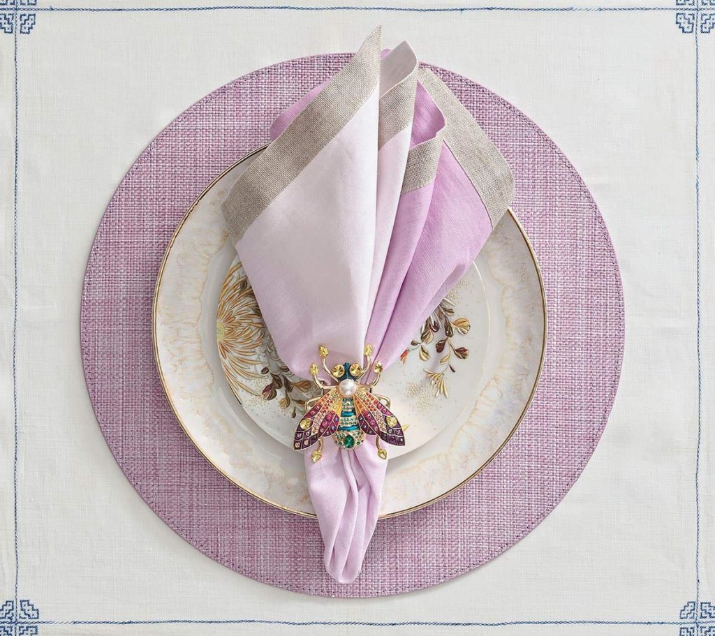 Kim Seybert, Inc.Portofino Placemat in Lilac, Set of 4Placemats