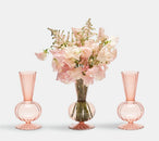 Kim Seybert, Inc.Tess Bud Vase in Blush, Set of 3 in a BoxHome Decor