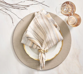 Kim Seybert, Inc.Croco Placemat in Sand, Set of 4Placemats