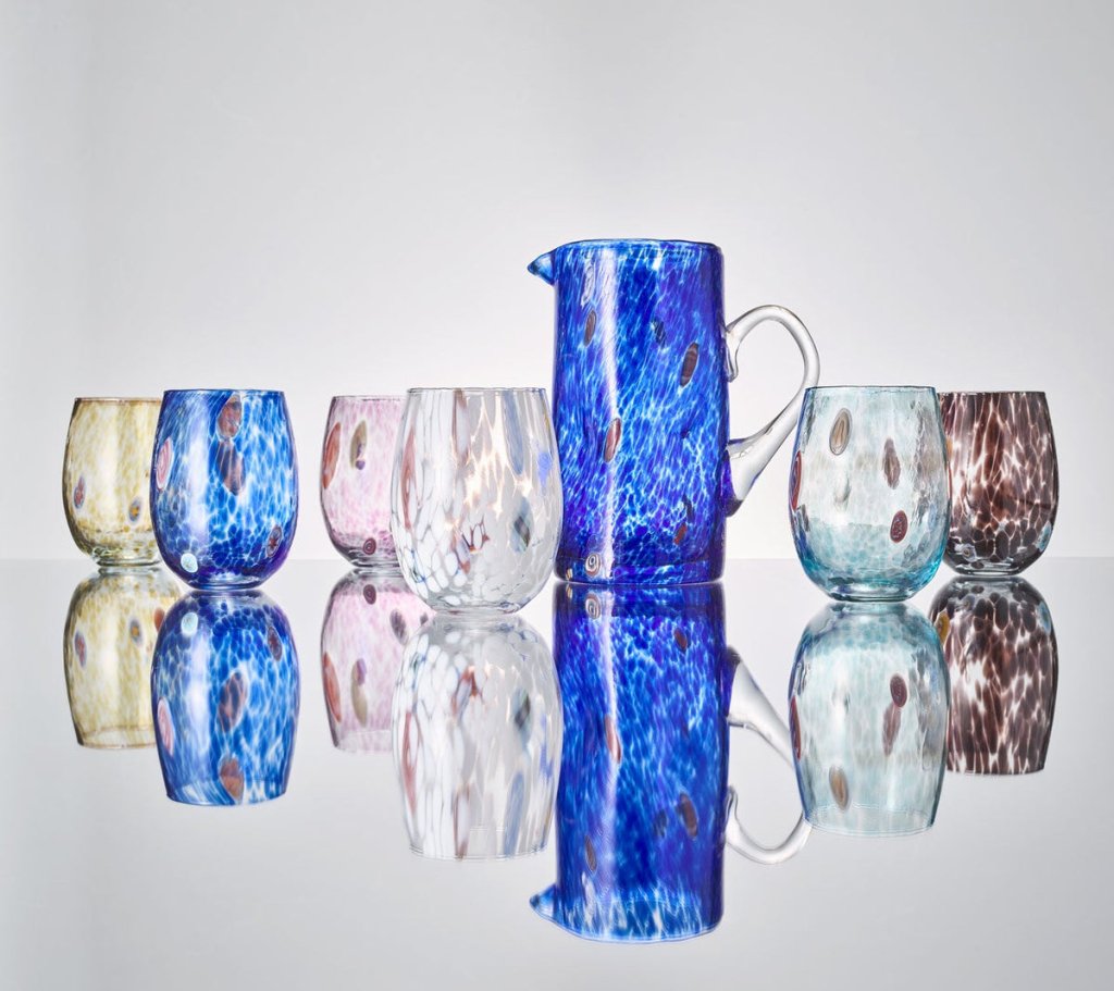 Kim Seybert, Inc.Gala Pitcher in BlueGlassware