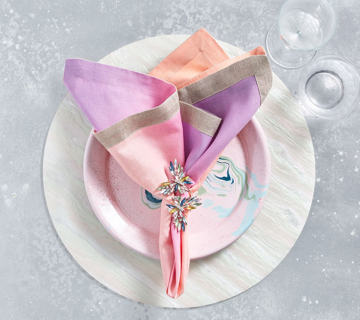 Mirage Placemat in Iridescent, Set of 4