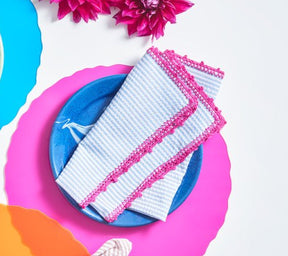 Seersucker Napkins, Set of 4
