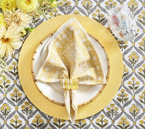 Kim Seybert, Inc.Radiant Napkin Ring in Yellow, Set of 4