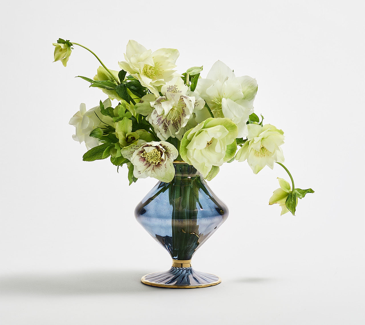 Scallop Bud Vase in Blue
