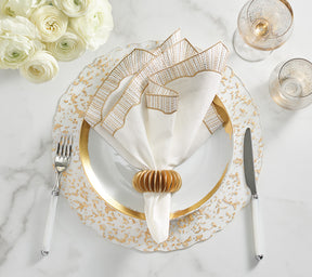 Stardust Placemat in Clear & Gold, Set of 4
