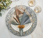 Kim Seybert, Inc.Dip Dye Napkin in Beige, Taupe & Gray, Set of 4Napkins