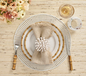 Kim Seybert, Inc.Spoke Placemat in White, Set of 4Placemats