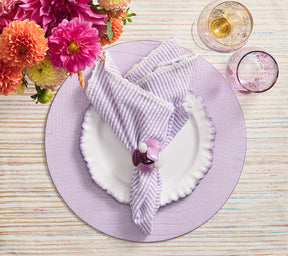 Croco Placemat in Lilac, Set of 4
