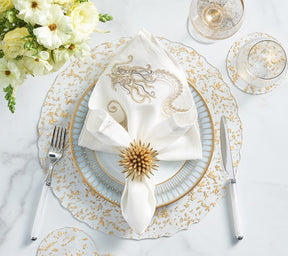 Kim Seybert, Inc.Stardust Placemat in Clear & Gold, Set of 4Placemats