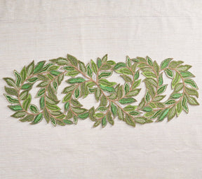 Kim Seybert, Inc.Trellis Runner in Green & GoldTable Runners