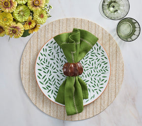 Classic Napkins in Greens, Set of 4