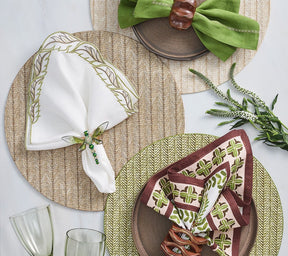 Classic Napkins in Blues & Greens, Set of 4