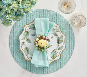 Classic Napkins in Blues & Greens, Set of 4