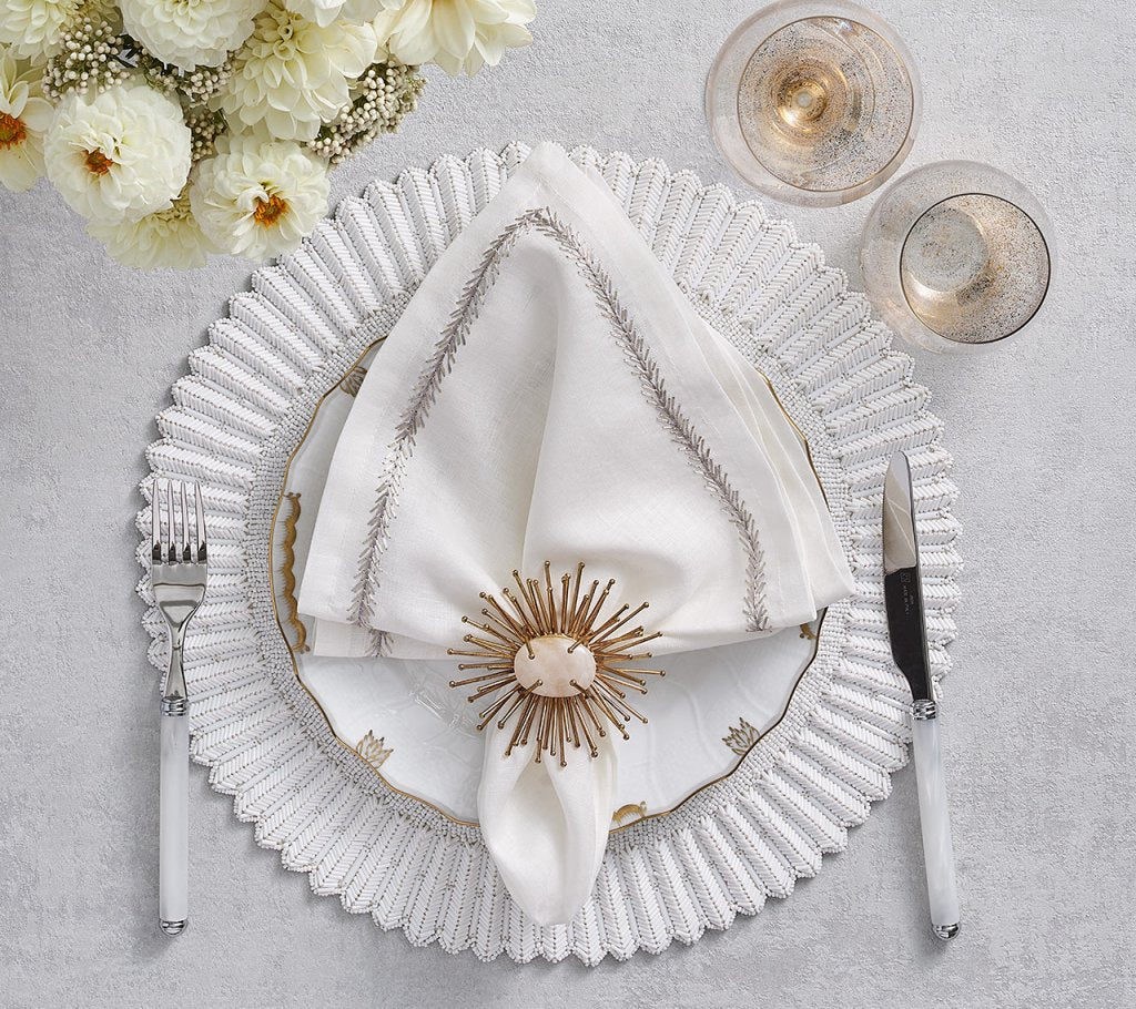 Lumina Placemat in White, Set of 2