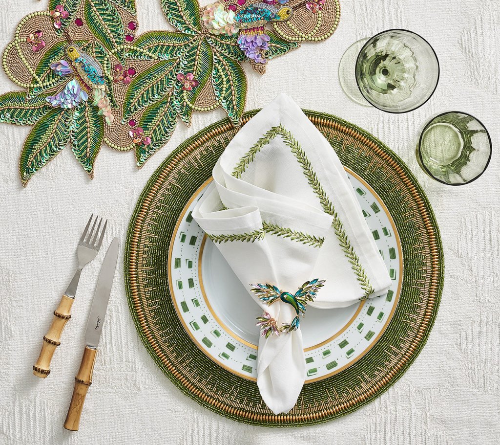 Kim Seybert, Inc.Paradiso Runner in Gold & MultiTable Runners