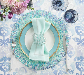 Classic Napkins in Blues & Greens, Set of 4