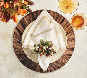 Aura Placemat in Brown, Set of 4