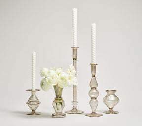 Scallop Bud Vase in Smoke