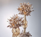 Gilded Spray Floral Bouquet, 9"
