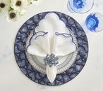 Lune Placemat in Blue, Set of 2