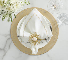 Starry Night Placemat in Gold, Set of 4