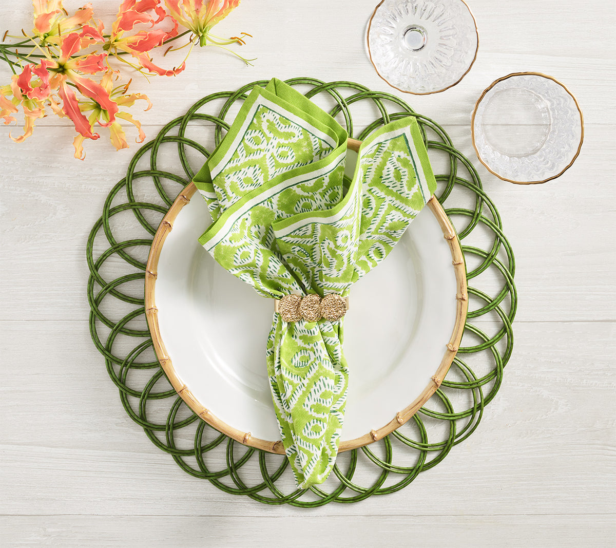 Alfresco Placemat in Green