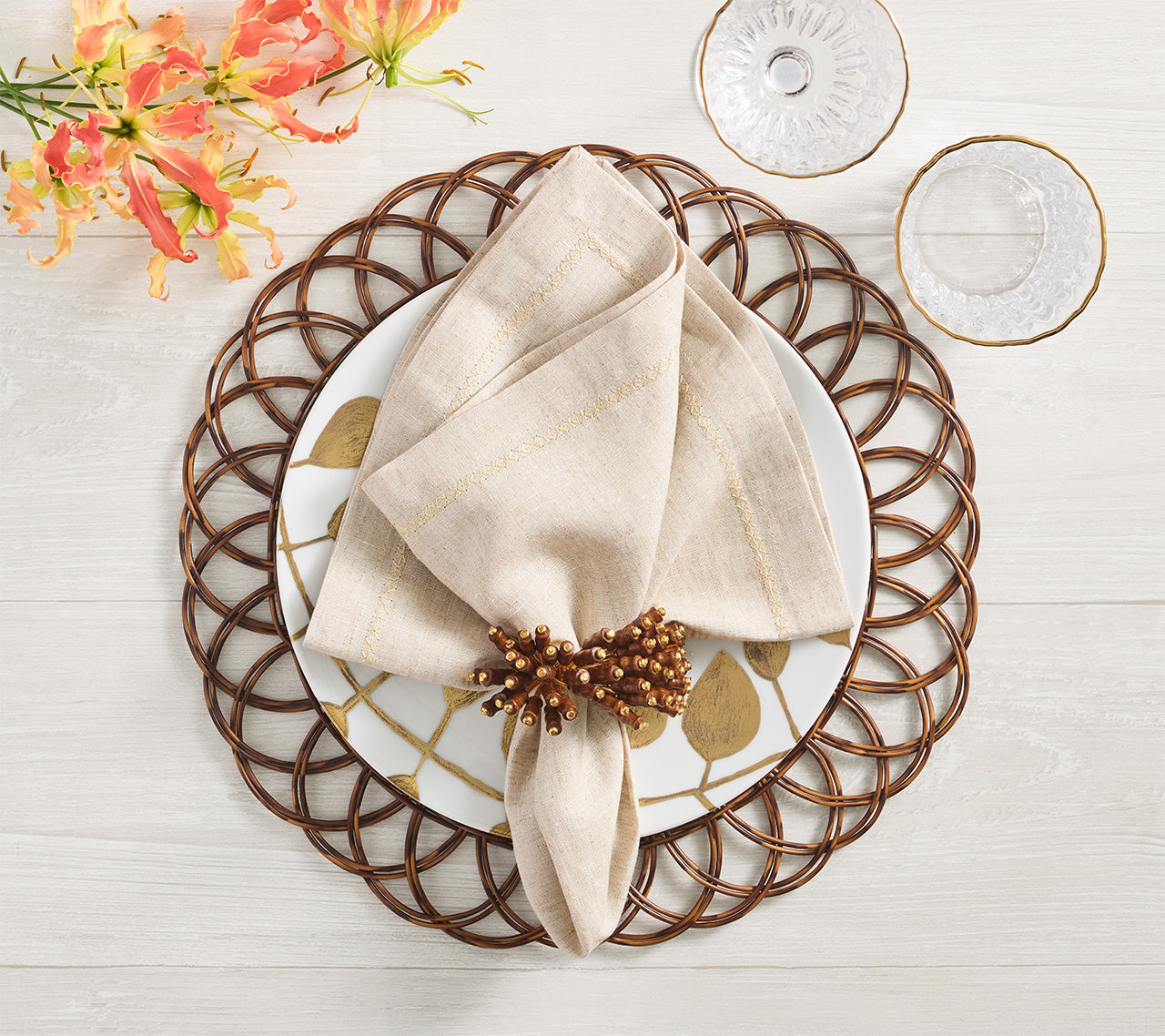 Classic Napkin in Natural, Set of 4