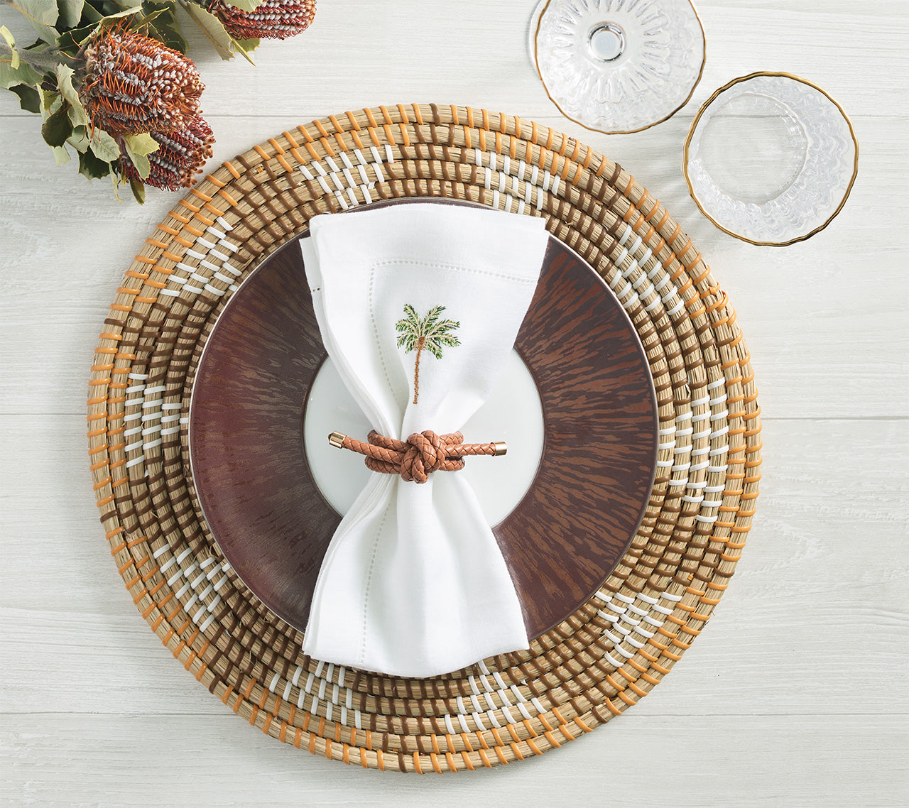 Rope Knot Napkin Rings