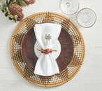 Majorelle Placemat in Natural & Brown, Set of 4