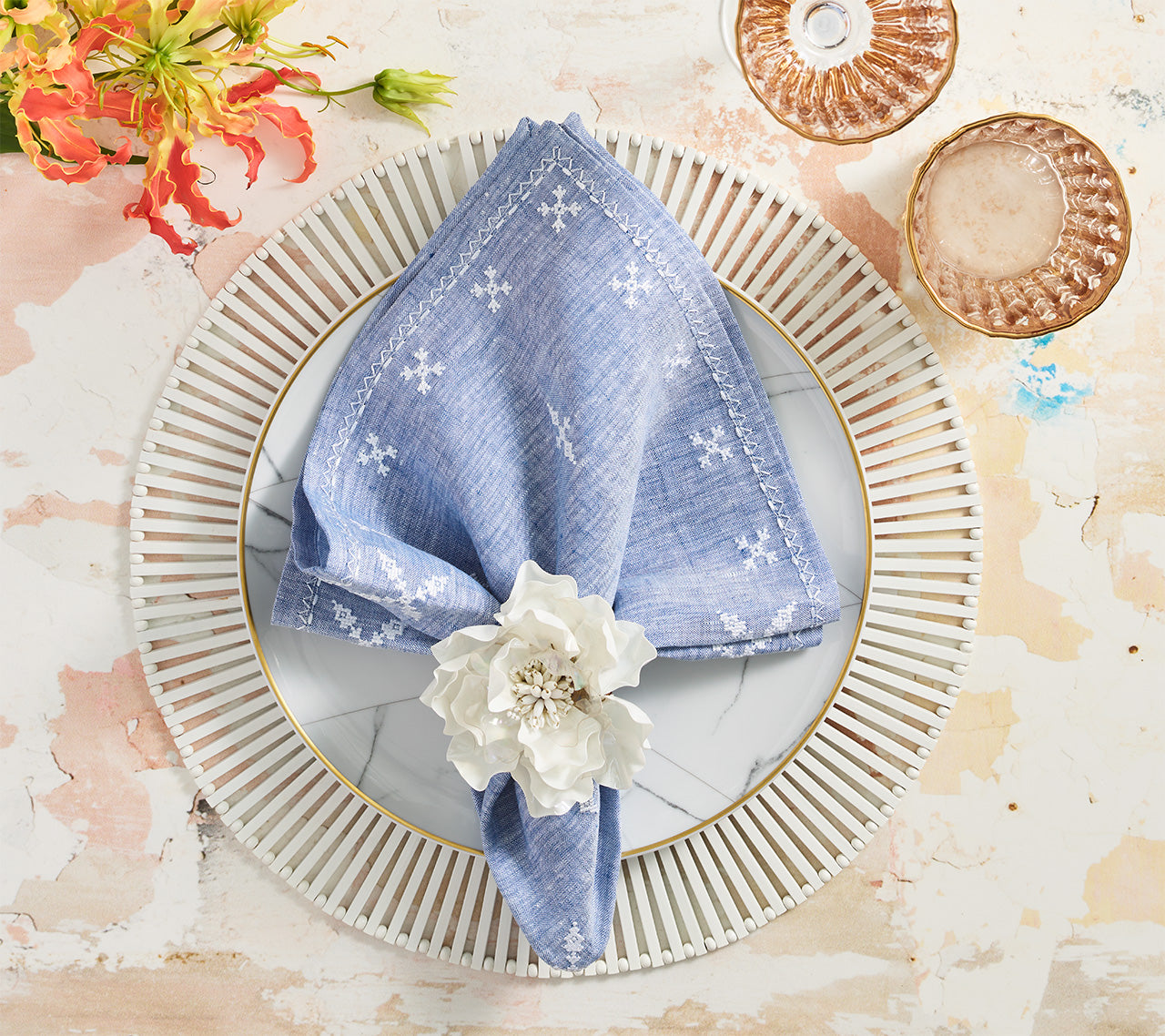 Spoke Placemats, Set of 4