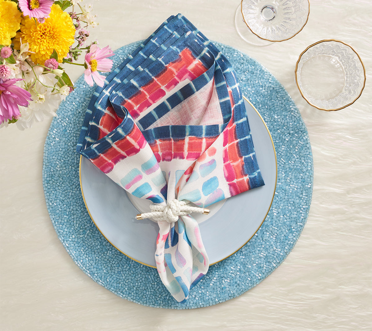 Kaleidoscope Napkin in Multi, Set of 4