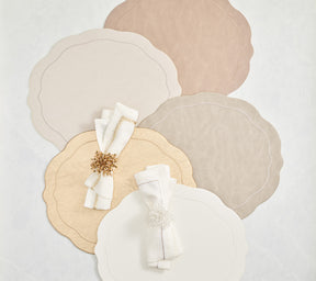 Tailored Placemats in Neutral Tones, Set of 4