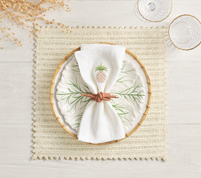 Vista Placemat in Ivory & Beige