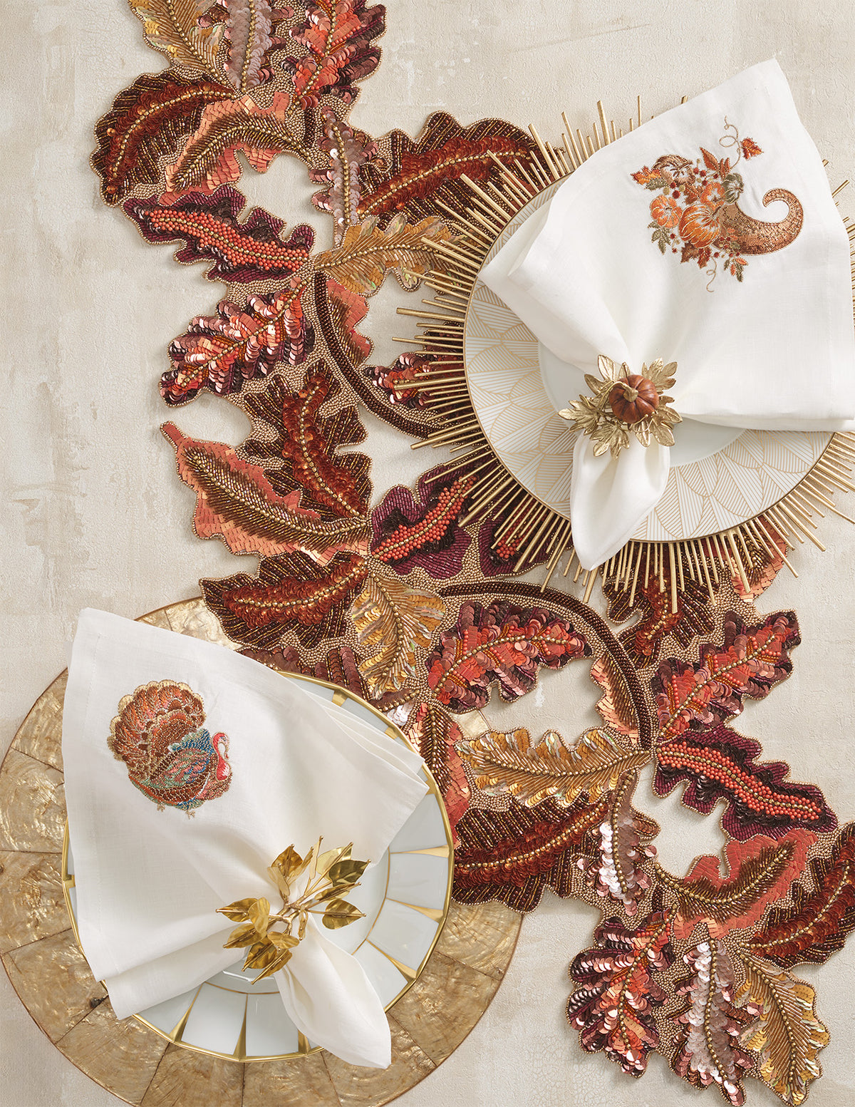 Autumn Gilt Runner in Brown & Multi
