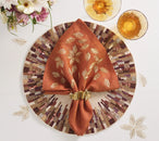 Wave Napkin Ring in Gold, Set of 4