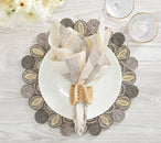 Broad Stripe Napkin in Gray & White, Set of 4