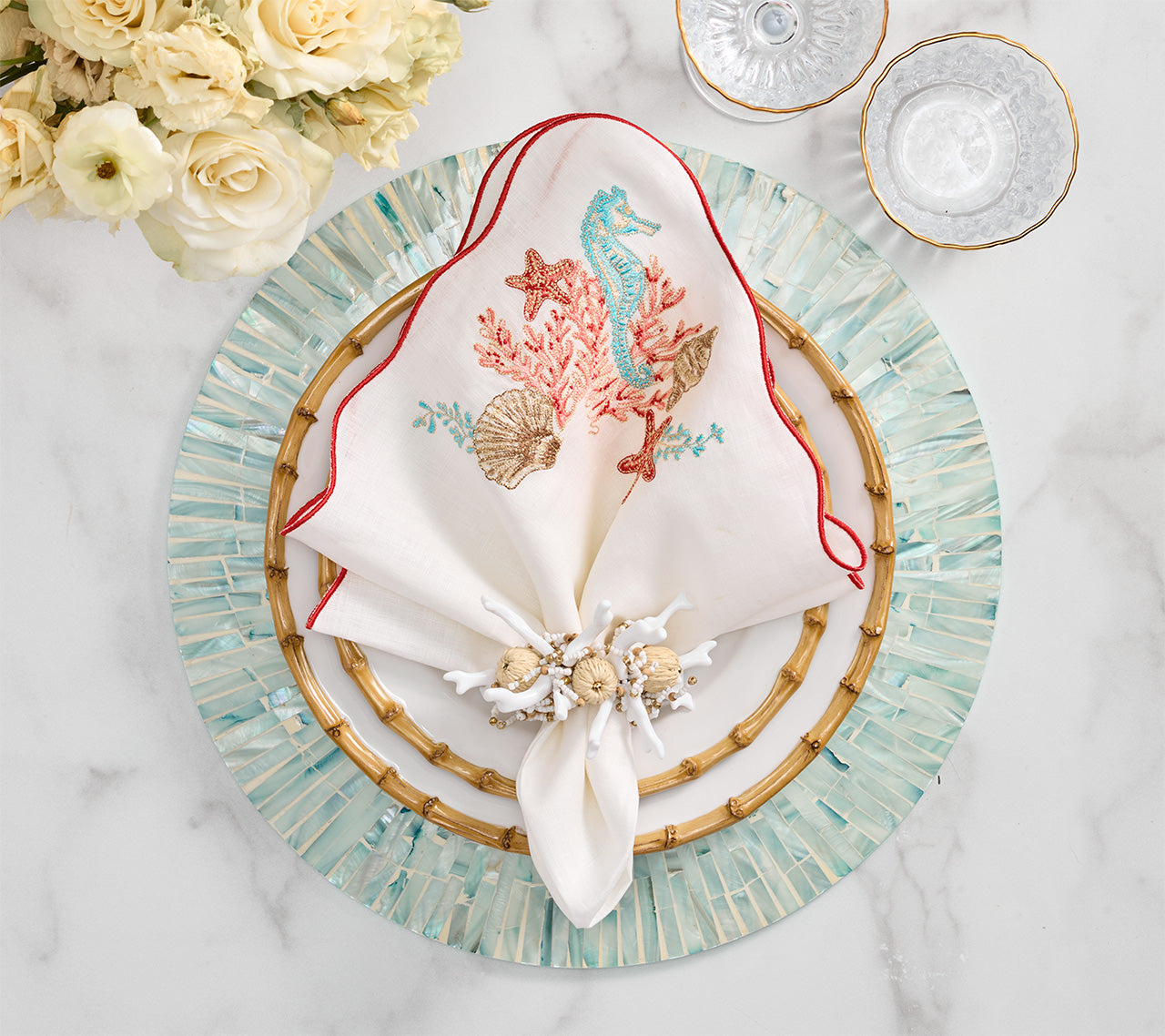 Tahiti Placemats, Set of 4