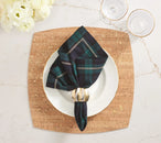 Watchplaid Napkin in Blue & Green, Set of 4
