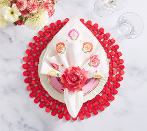 Carnation Napkins, Set of 4