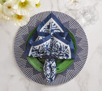 Dream Weaver Placemat in Navy & White, Set of 4