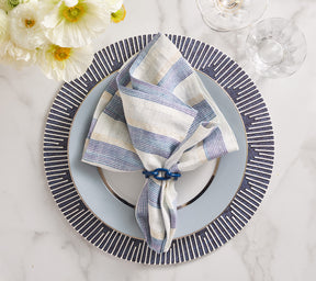 Dream Weaver Placemat in Navy & White, Set of 4