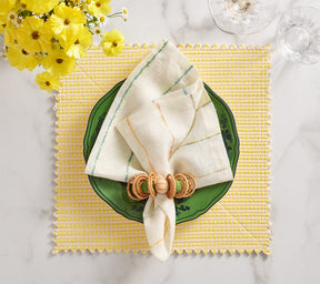 Calypso Napkin Rings, Set of 4