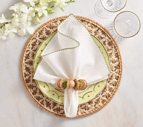 Calypso Napkin Rings, Set of 4