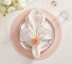 Brilliant Napkin Ring in Blush, Set of 4