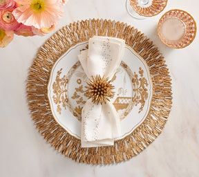 Ray Placemat in Gold & Crystal, Set of 2