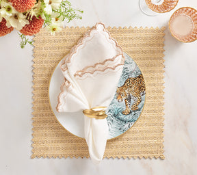 Vista Placemat in Ivory & Beige