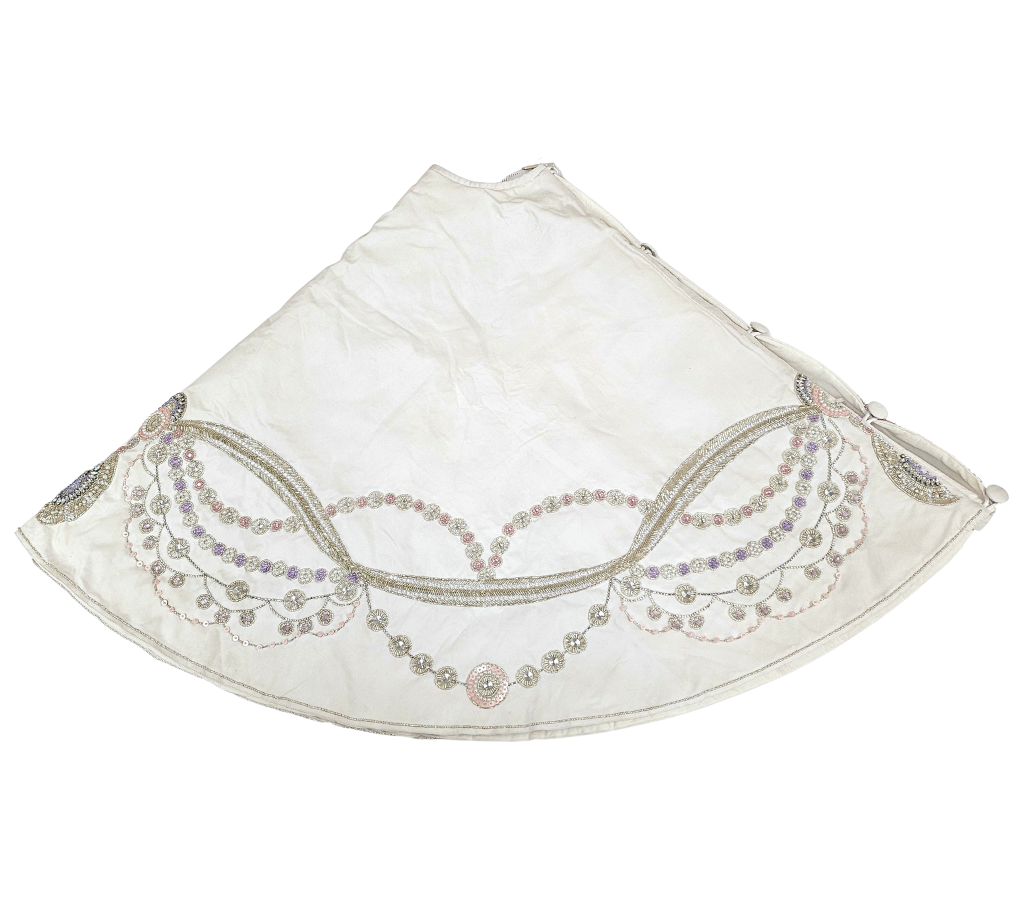 Sample: Sofia Tree Skirt in White, Lilac & Pink